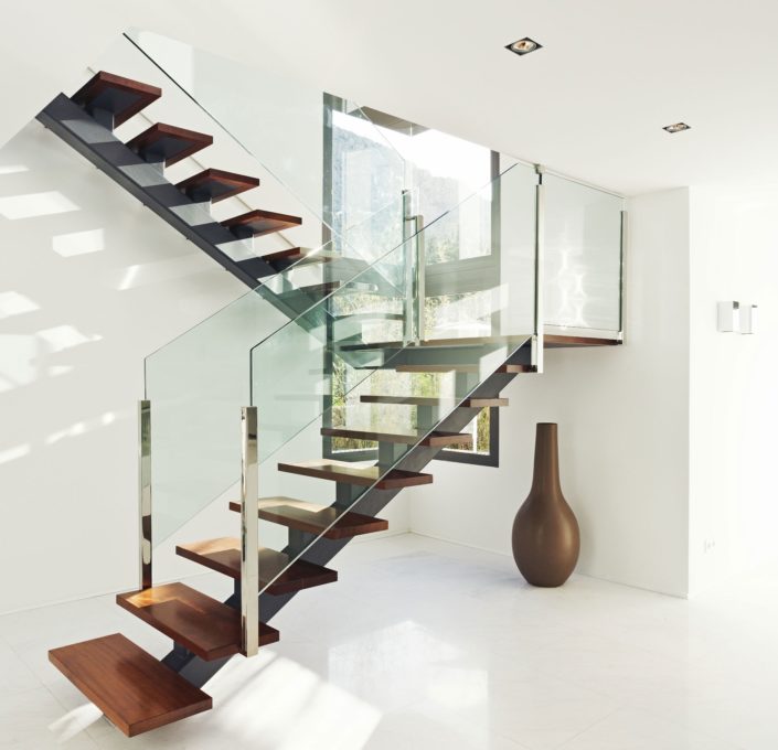 modern staircase design interior images glass staircase design